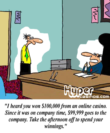 Online casino cartoon