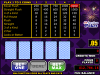 Play free online All American Poker