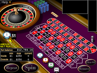 Play free online European Roulette