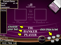 Play Free Online Baccarat