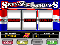 Play Free Online Sevens and Stripes Slots