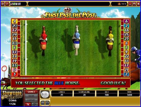 First Past the Post Video Slot Bonus Round First Past the Post Video Slot Bonus Round