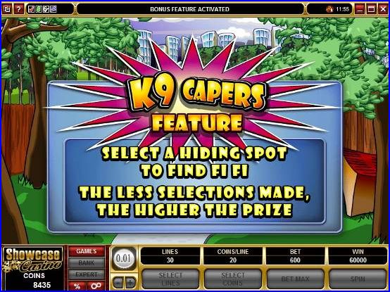 K9 Capers Video Slot