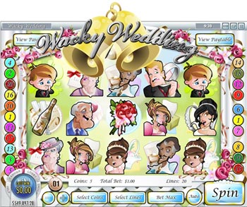 New Wacky Wedding Video Slot at Sloto'Cash Online Casino