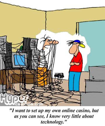 Online casino cartoon
