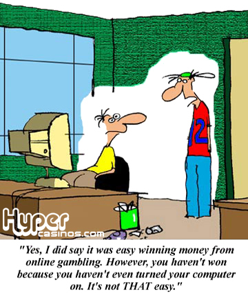 Online casino cartoon