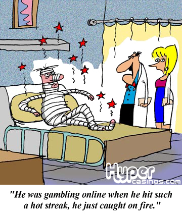 Online casino cartoon