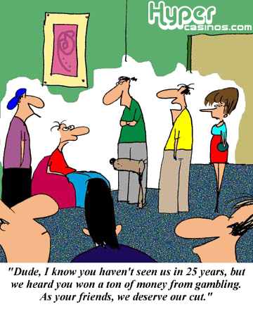 Online casino cartoon