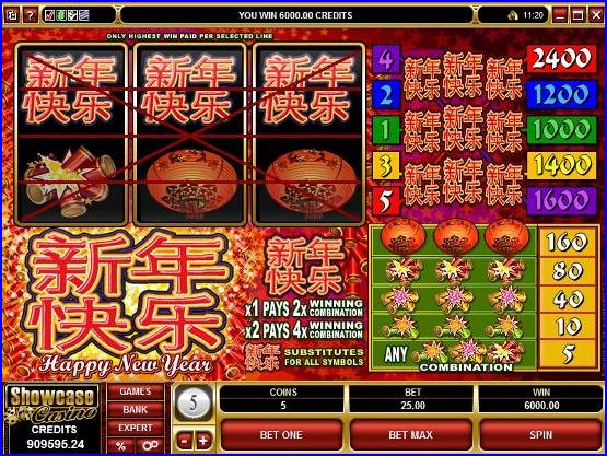 Happy New Year Slot Machine