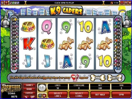 K9 Capers Video Slot