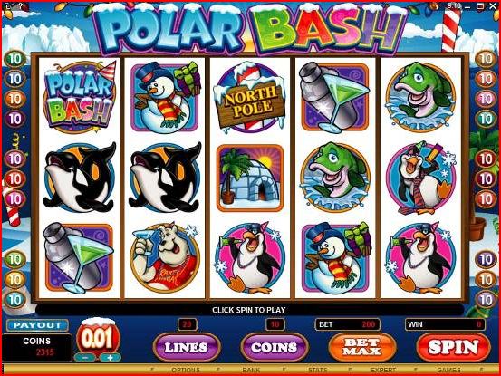 Polar Bash Video Slot Screenshot Polar Bash Video Slot Screenshot