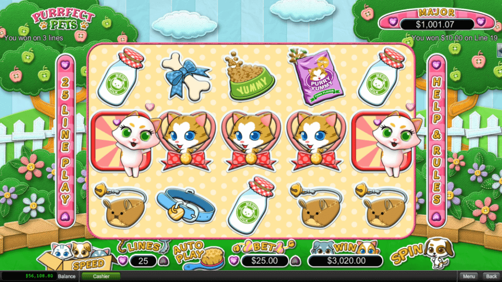 Purrfect Pets Slot Game