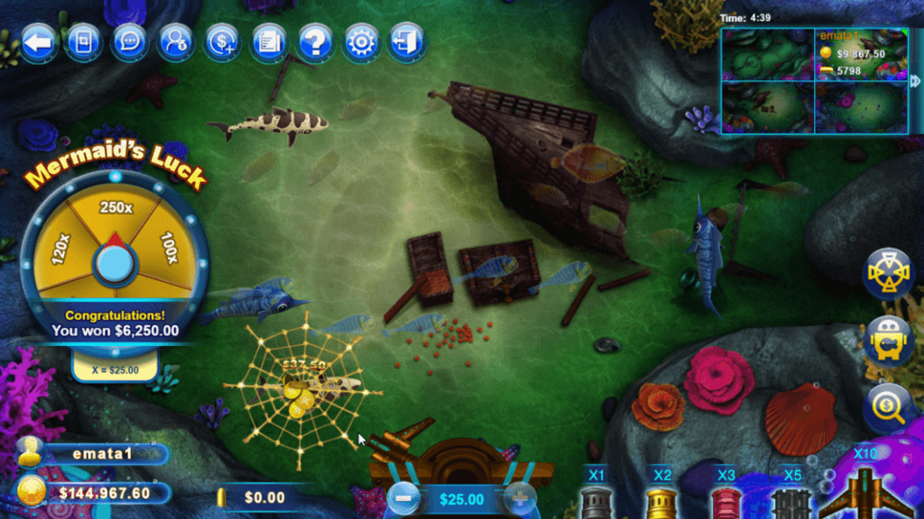 Fish Catch Casino game screenshot