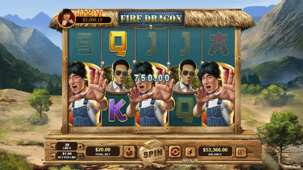 Fire Dragon Slot game screenshot