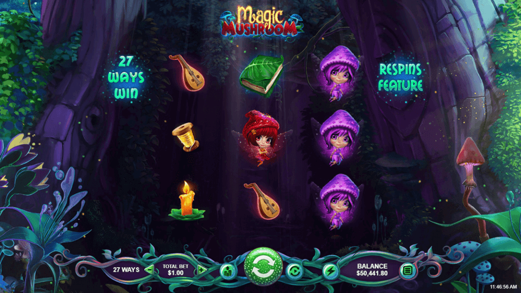 Magic Mushroom slot game screenshot