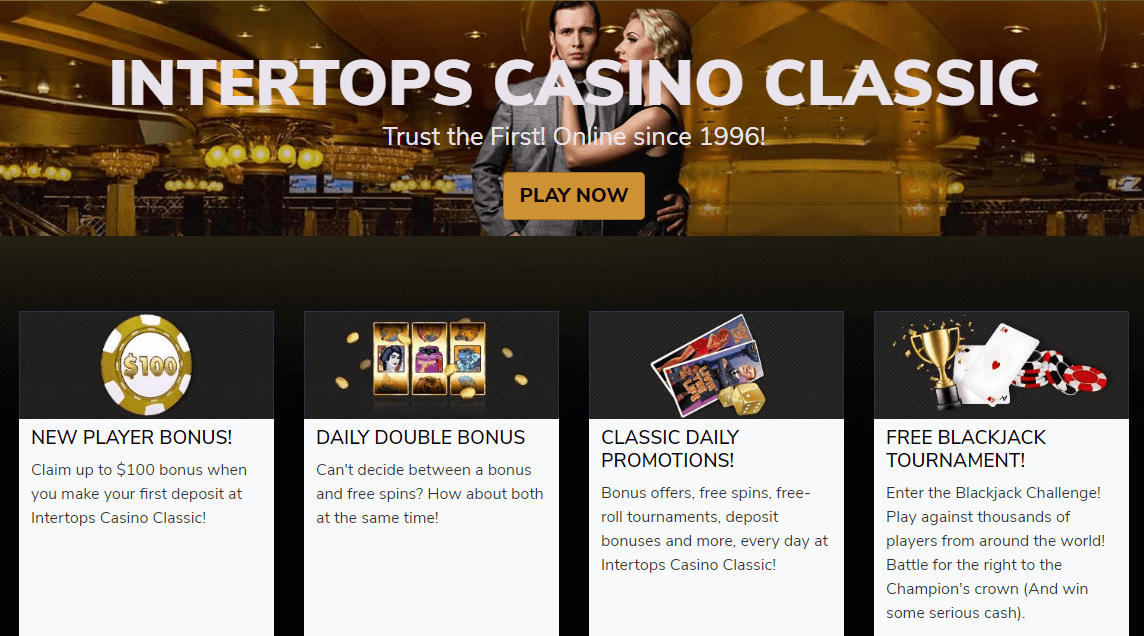Intertops Classic Casino Review And 100 Welcome Bonus Codes