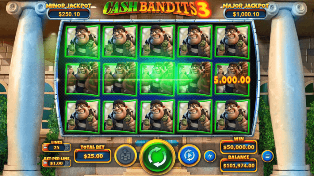 Cash Bandits 3 Casino Slots screenshot