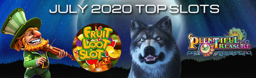 most popular slot games of July 2020