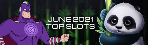 Most played slot games of June 2021