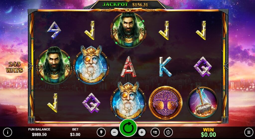 Asgard Deluxe Slot game