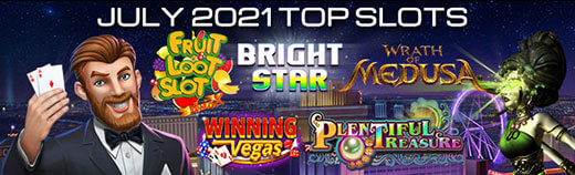 Most played slot games of July 2021