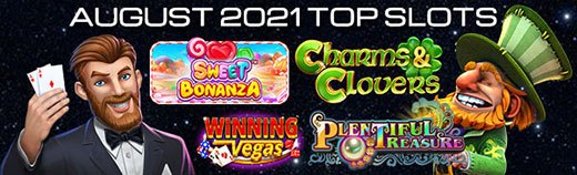 Most popular slots - August 2021