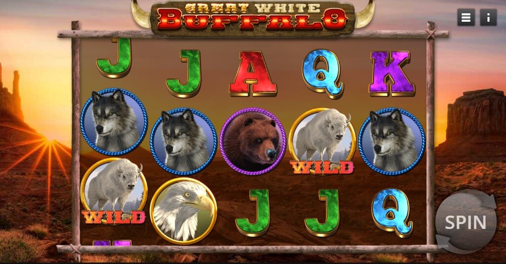 Great White Buffalo Slot Game