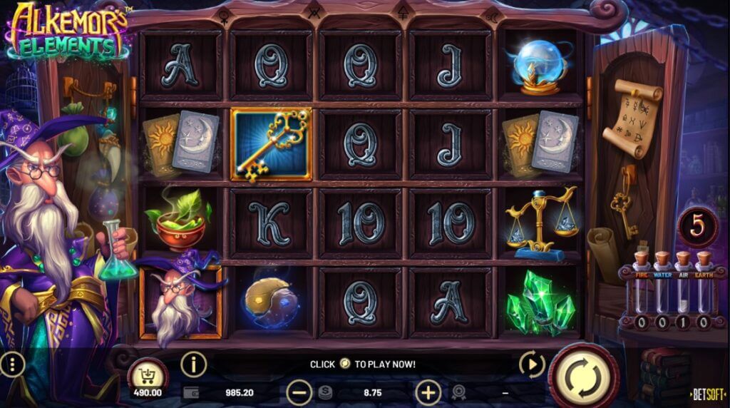 Alkemor's Elements Slot Game