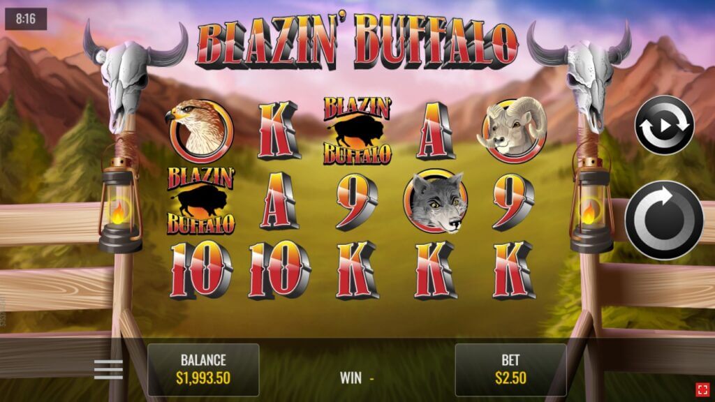 Blazin' Buffalo Slot Game