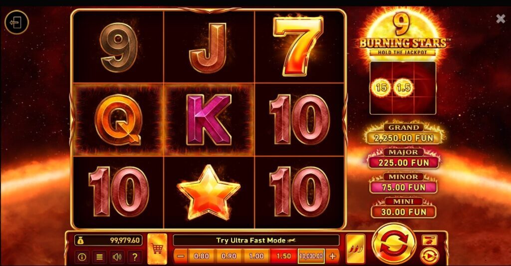 9 Burning Stars Slot