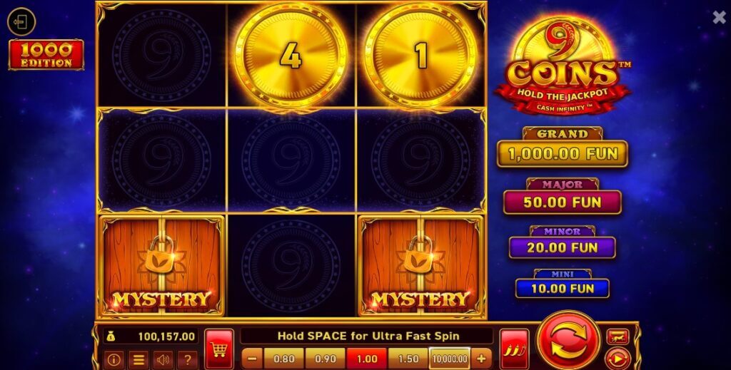 9 coins 1000 edition