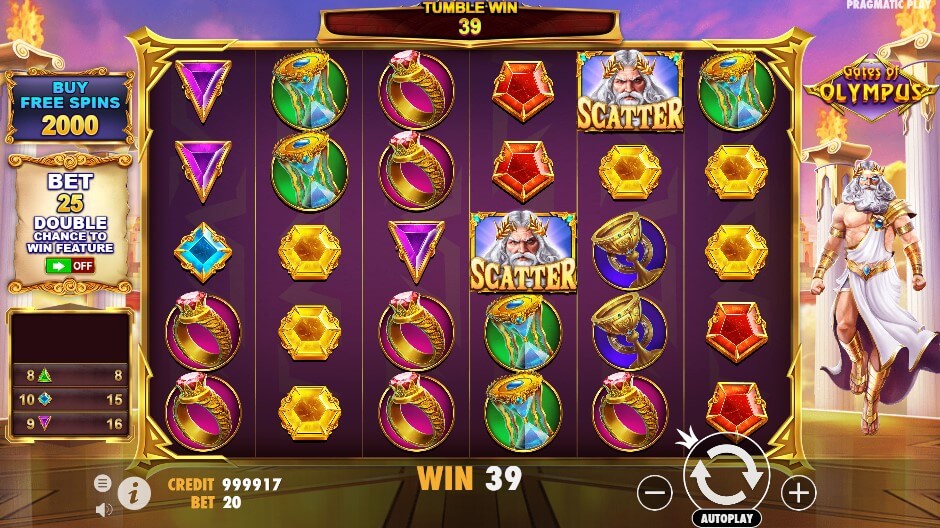 Gates of Olympus slot game