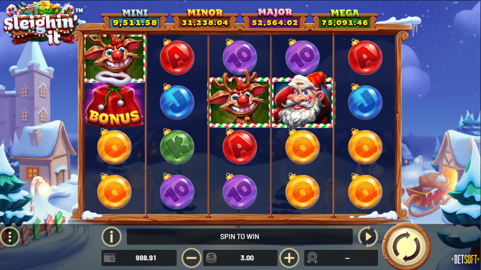 Sleighin It Slot Game