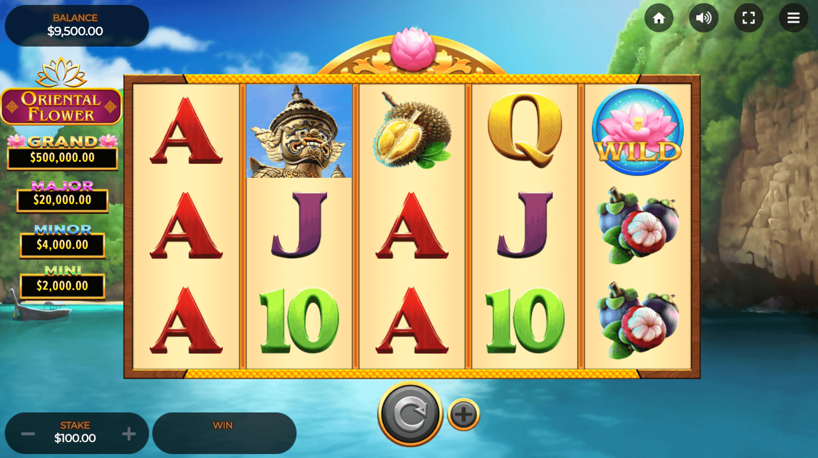 Oriental Flower Slot Game