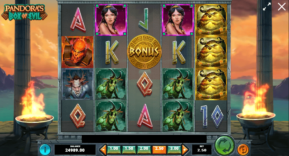 Pandora's Box Of Evil Slot Game