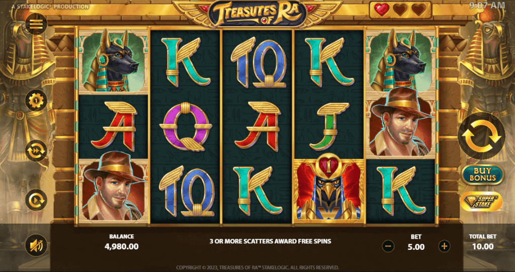Treasures of Ra Slot Game