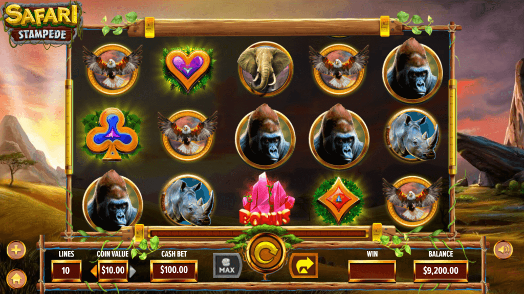 Safari Stampede Slot Game