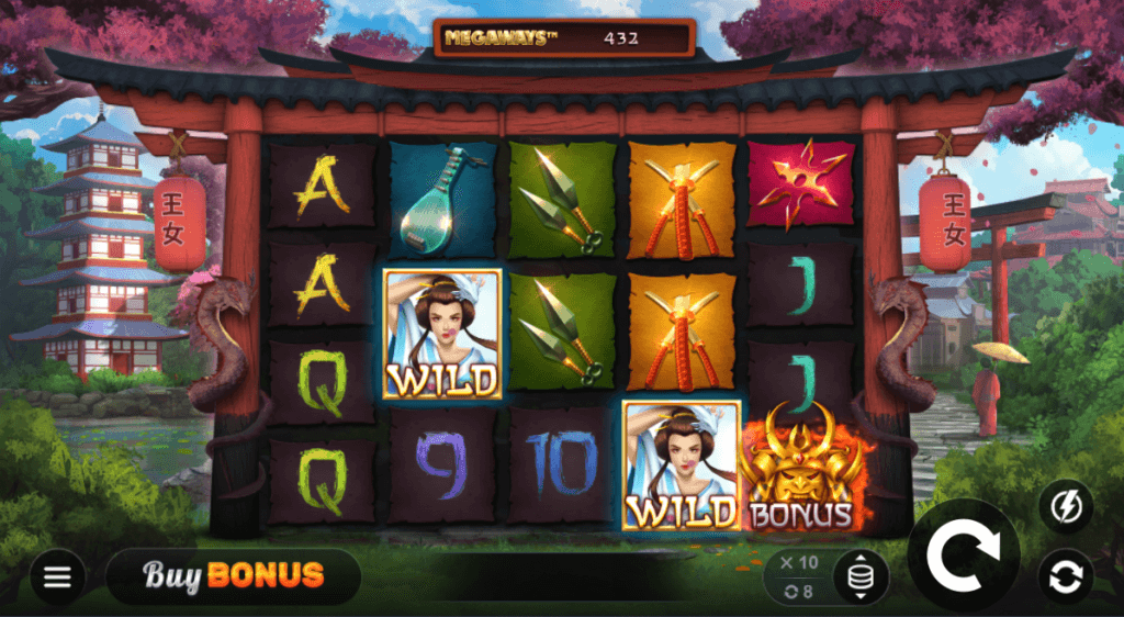 Megaways Bushido Princess Slot Game