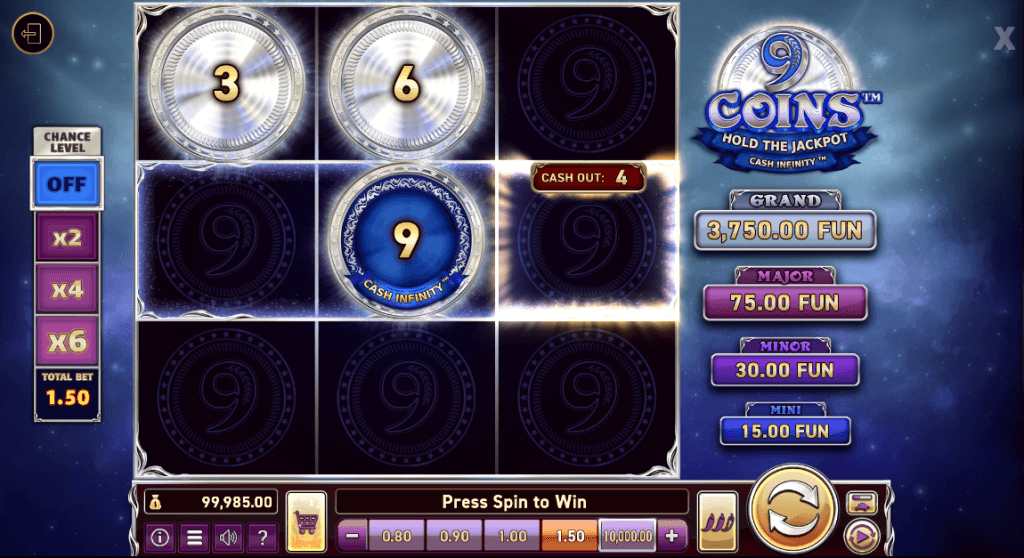 9 Coins Platinum Edition Slot Game