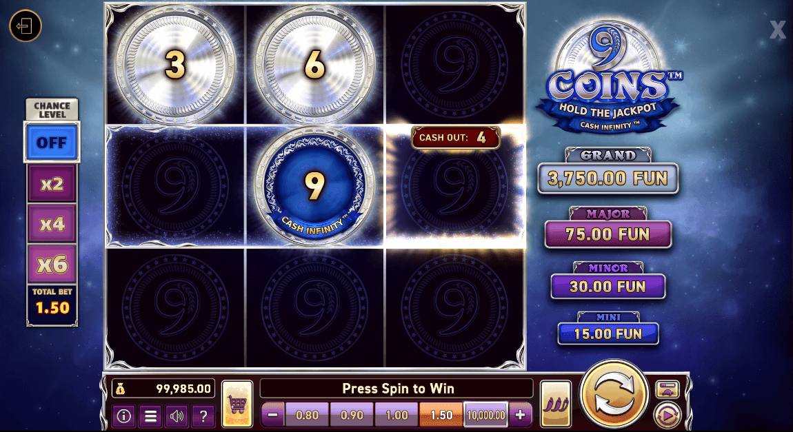 9 Coins Platinum Edition Slot Game