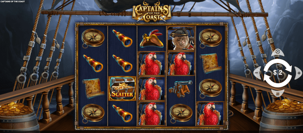Captains of the Coast Slot Game