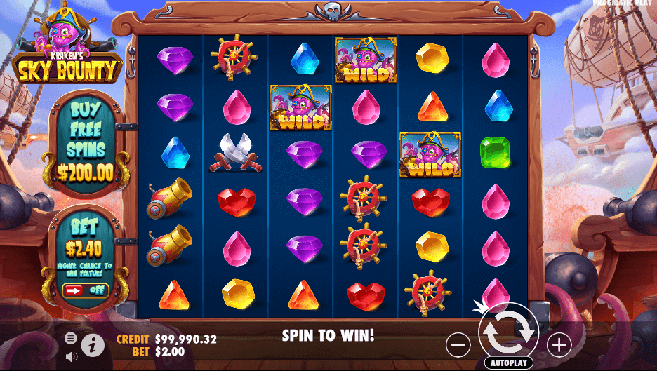 Kraken's Sky Bounty Slots