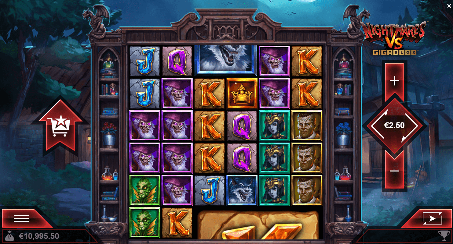 Nightmares vs Gigablox Casino Game