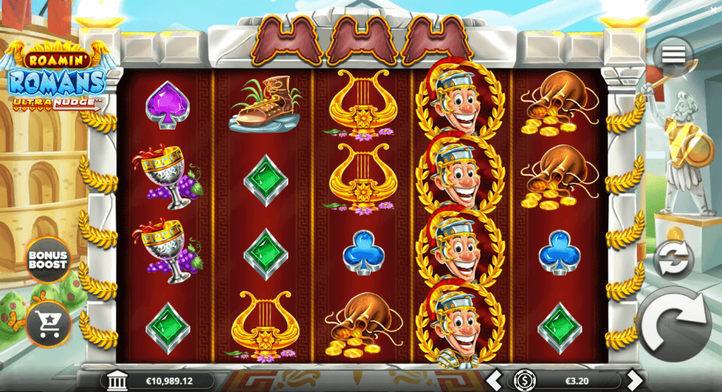 Roamin' Romans Ultranudge Slot game