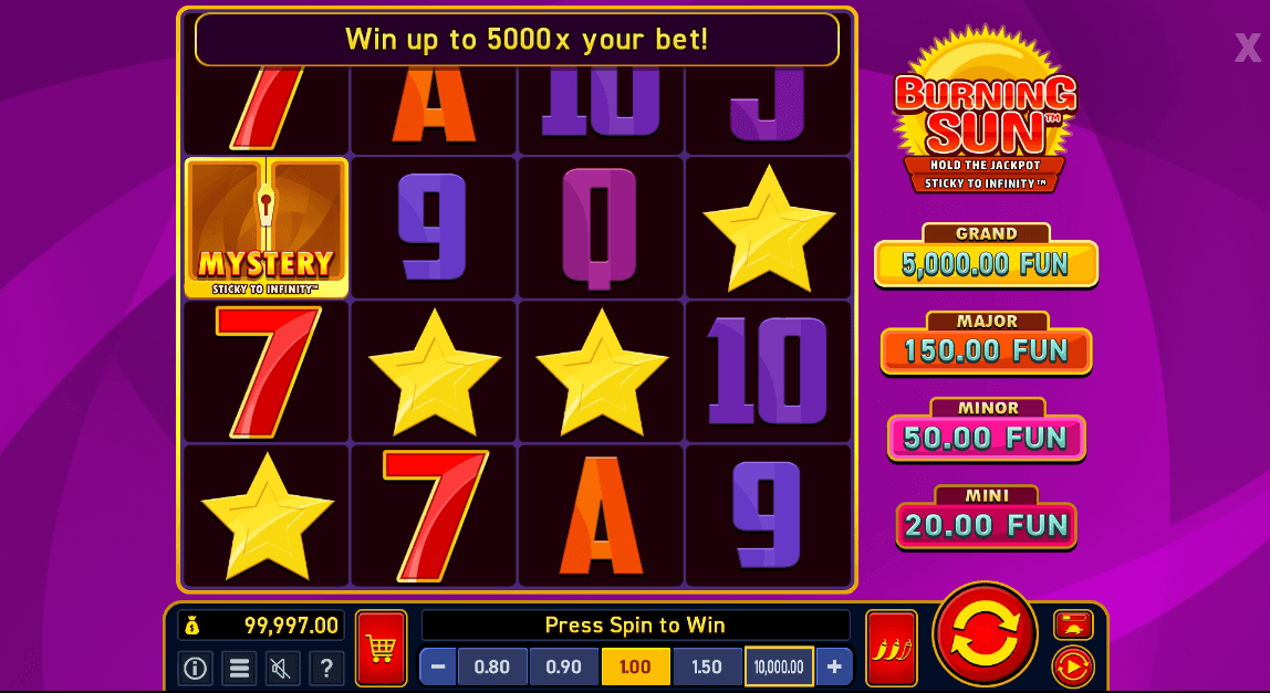 Burning Sun Slot Game