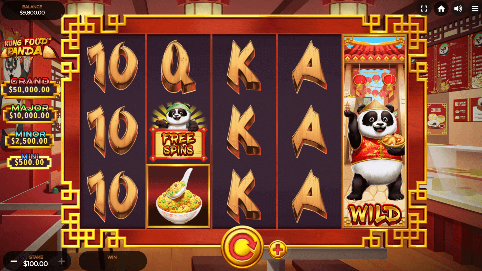 Kung Food Panda Slot Game