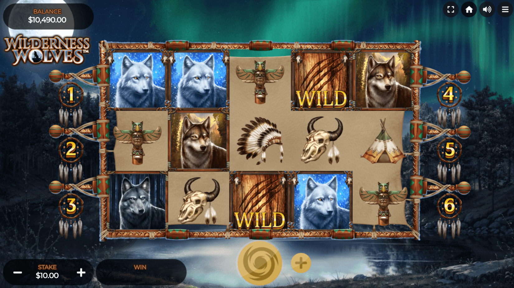 Wilderness Wolves Slot Game