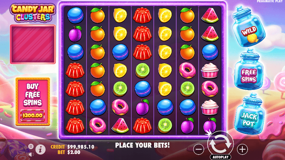 Candy Jar Clusters Slot Game