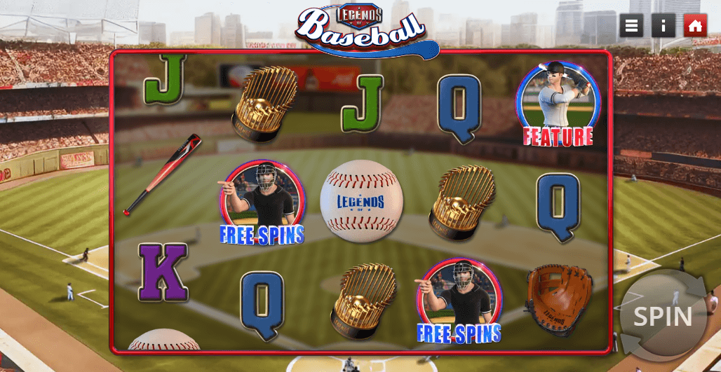 Legends of Baseball Slot Game