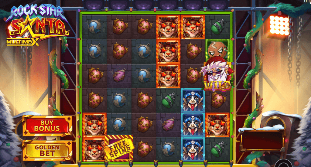 Rock Star Santa Multimax Slot Game